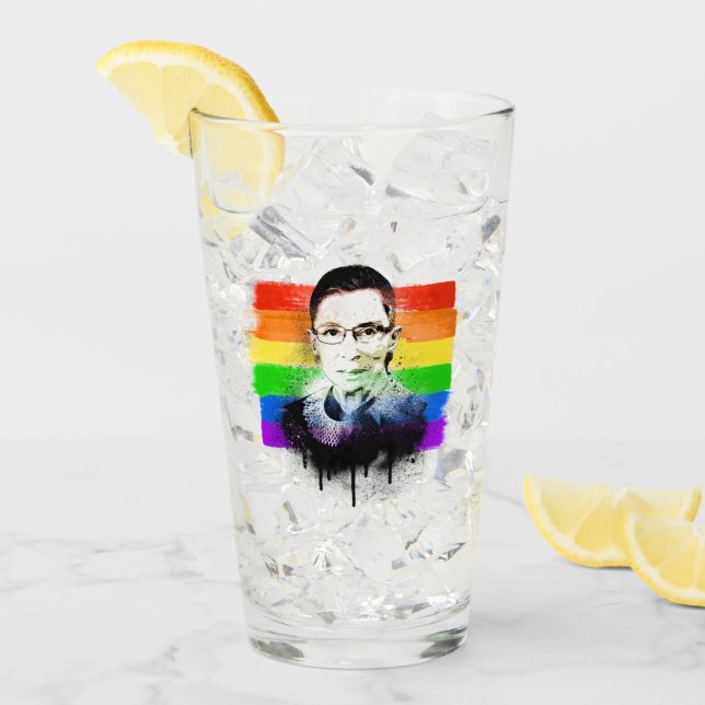 RBG-Flag Graffiti Glas (Vorderseite Ice)