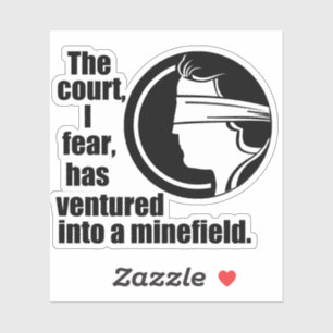 RBG Gerichts-Zitat Aufkleber