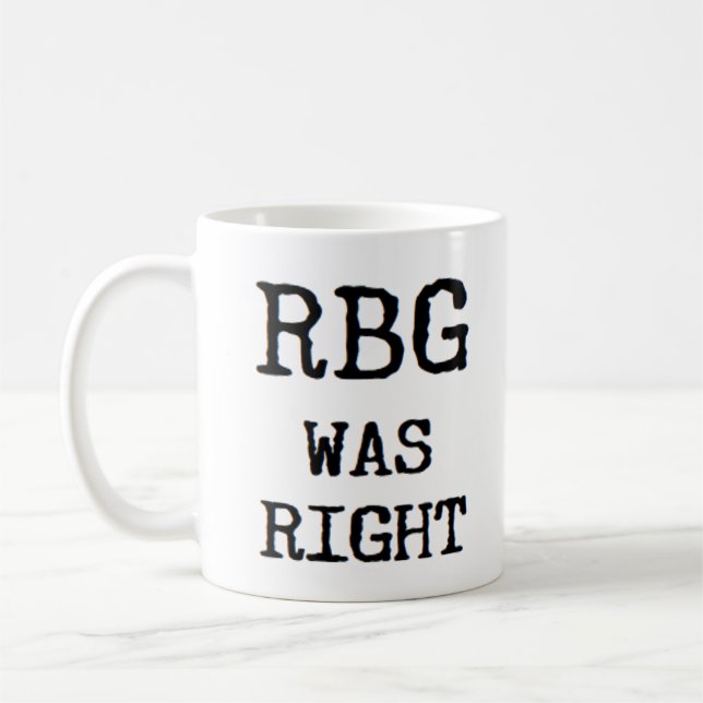 Rbg hatte recht kaffeetasse (Links)
