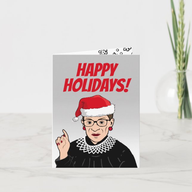 RBG Holiday Greeting Karte (Vorderseite)