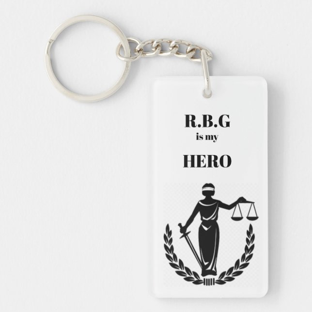 RBG ist mein Held Schlüsselanhänger (Vorderseite)