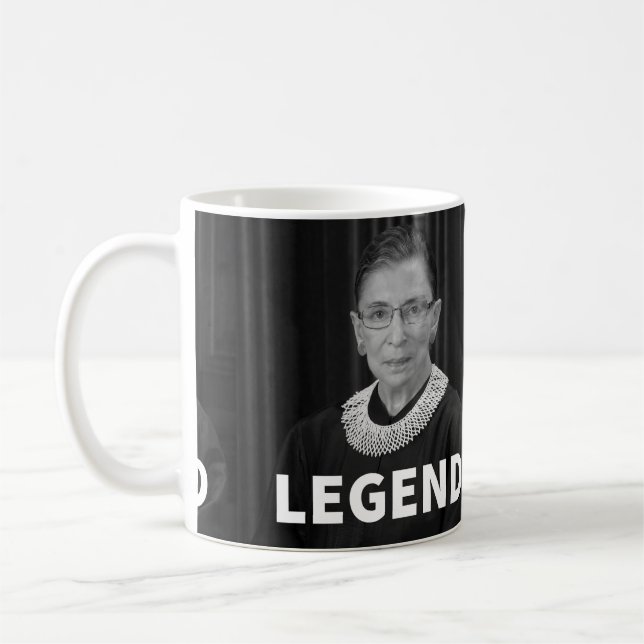 RBG "LEGEND" Mug (Ruth Bader Ginsburg) (Gauche)