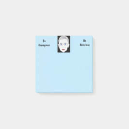 RBG mutige Post-Itanmerkungen Post-it Klebezettel