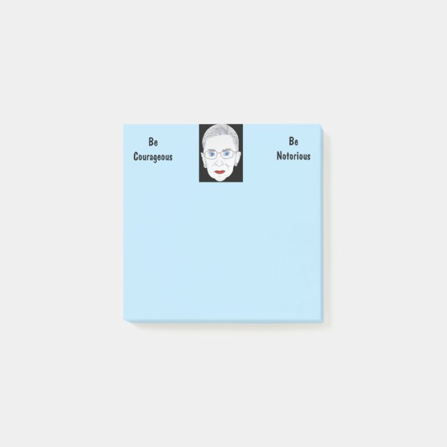 RBG mutige Post-Itanmerkungen Post-it Klebezettel (Vorderseite)