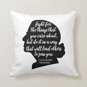 RBG Quotes, Ginsburg Zitat, Ruth Bader Ginsburg Kissen