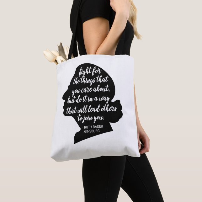 RBG Quotes, Ginsburg Zitat, Ruth Bader Ginsburg Tasche (Von Nahem)