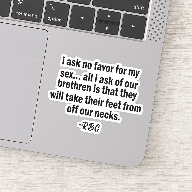 Rbg Quotes, Notorious RBG, Ruth Badger Ginsburg Aufkleber (Detail)