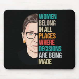 RBG, RBG Zitat, Ruth Bader Ginsburg Mousepad