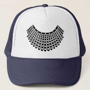 RBG Ruth Bader Ginsburg Glitzer Favorite Collar Truckerkappe