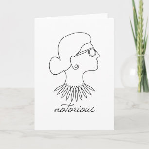 RBG Ruth Bader Ginsburg Karte