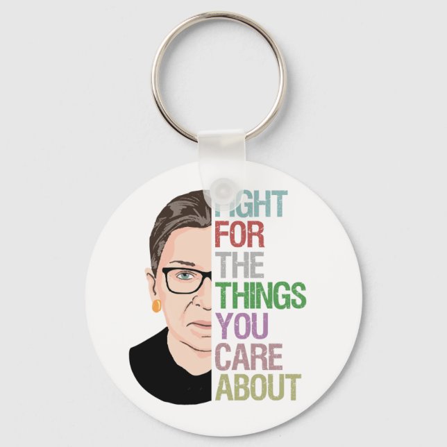 RBG Ruth Bader Ginsburg Schlüsselanhänger (Vorderseite)