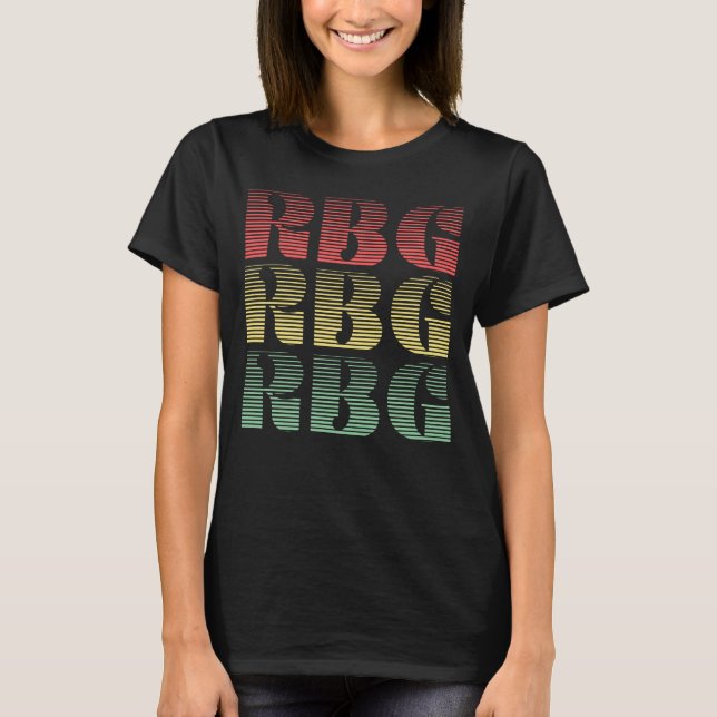 Rbg Ruth Bader Ginsburg T-Shirt (Vorderseite)