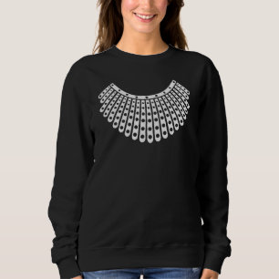RBG Ruth Bader Ginsburg Verleger Collar Sweatshirt