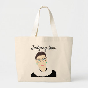 RBG Taschen-Tasche: Beurteilen Sie Jumbo Stoffbeutel