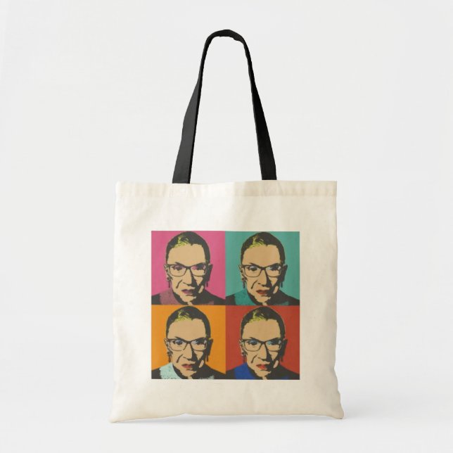 RBG Women's, Notorous RBG, Ruth Bader Ginsburg Tragetasche (Vorne)