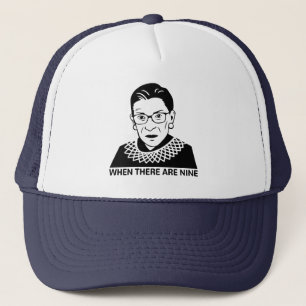 RBG Zitat, wenn es neun für Feministen gibt Truckerkappe