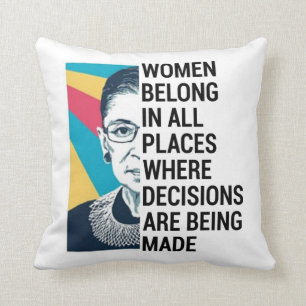 Rbg Zitate, Ruth Bader Ginsburg Zitat Kissen