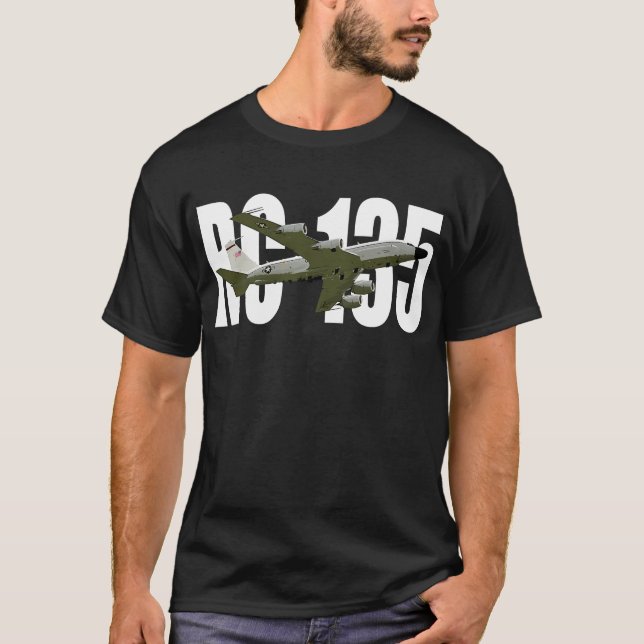 Rc-135 Rc135 Rivet Joint Spy Flugzeug Airpla T-Shirt (Vorderseite)