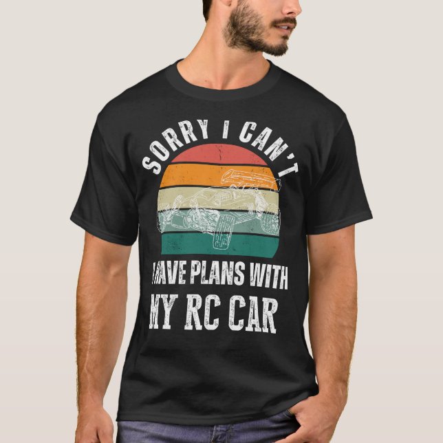 RC Car Plans T-Shirt: Fahren Sie in Spaß und Remot T-Shirt (Vorderseite)