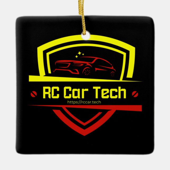 RC Car Tech Weihnachtsschmuck (Vorderseite)