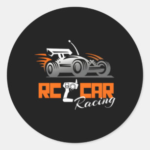 Rc Cars Racing Hobby Runder Aufkleber