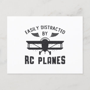RC-Flugzeug-Luftfahrzeuge leicht durch RC-Flugzeug Postkarte