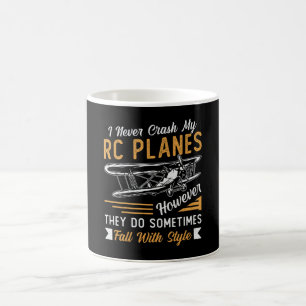 RC Flugzeug Pilot Flugzeug I nie abstürzen meine R Kaffeetasse