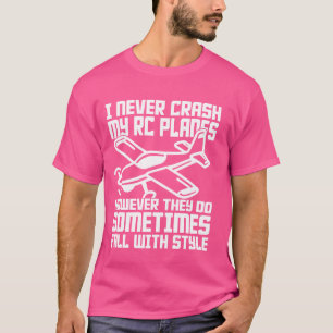 RC Flugzeug Pilot Luftfahrt Remote-Kontrolle Model T-Shirt