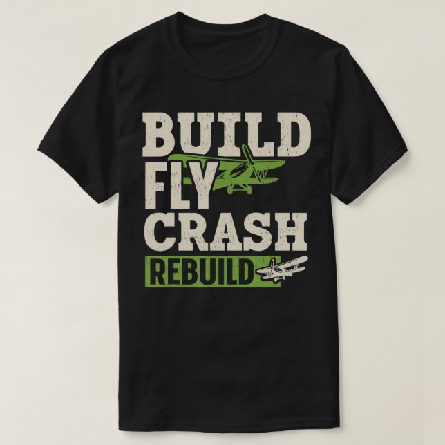 RC-Flugzeug-Pilot-RC-Flugzeug zum Erstellen eines  T-Shirt (Design vorne)