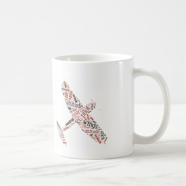 RC Flugzeug-Piloten Kaffeetasse (Rechts)