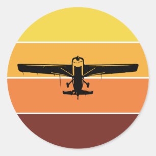 RC Model Making Flugzeug Pilot Flugzeug Runder Aufkleber