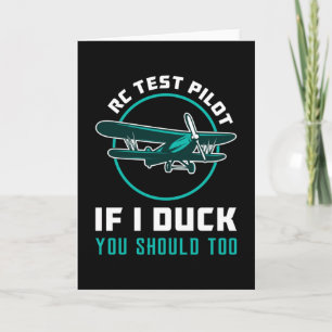 RC-Testpilot, wenn ich das RC-Flugzeug abziehe Karte