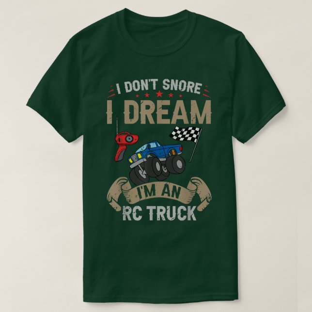 Rc Truck Monster Fernautobahn Kontrolle 2378 T-Shirt (Design vorne)
