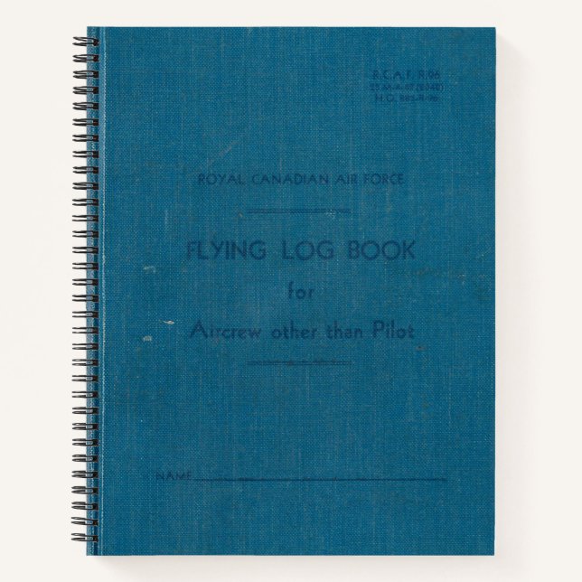RCAF-Notebook Notizbuch (Vorderseite)