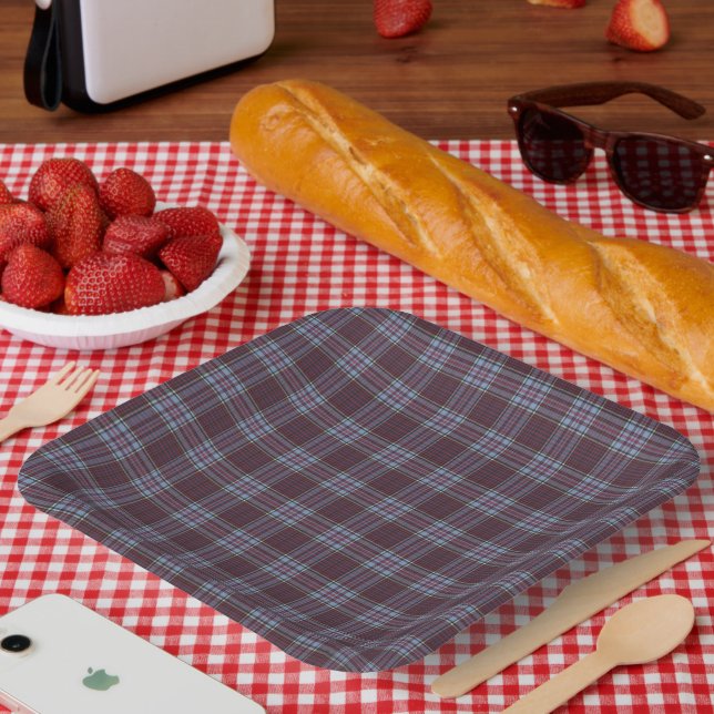 RCAF Tartan Pappteller (Picknick)