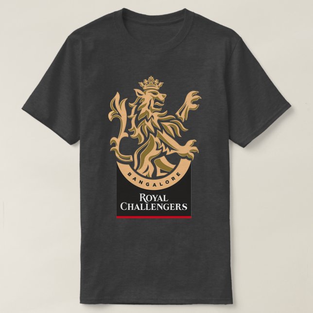 RCB Royal Challengers Bangalore Classic TShirt (Design vorne)