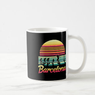 Rcelona Spanien Retro Inspiriert 80er Skateboardin Kaffeetasse