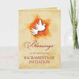 RCIA-Bestätigung und Glückwunsch Karte