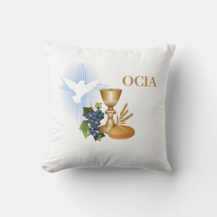 RCIA Gratulation Katholische Sakramentssymbole Kissen