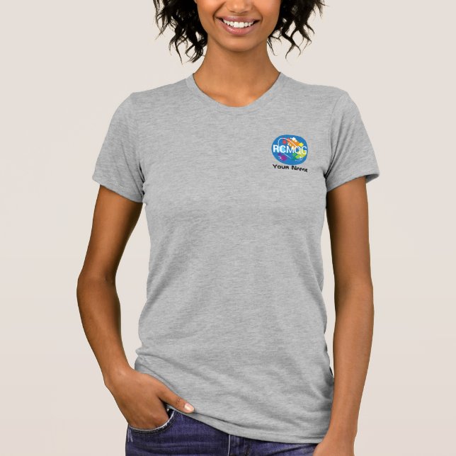 RCMQG Logo-Shirt--Lassen Sie nie eine Nähmaschine T-Shirt (Vorderseite)
