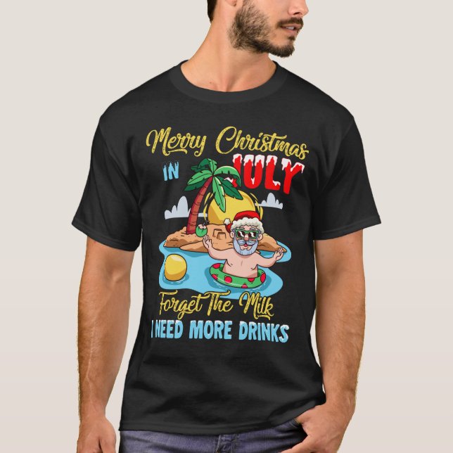 RD frohe Weihnachten im Juli Vergessen Sie die Mil T-Shirt (Vorderseite)