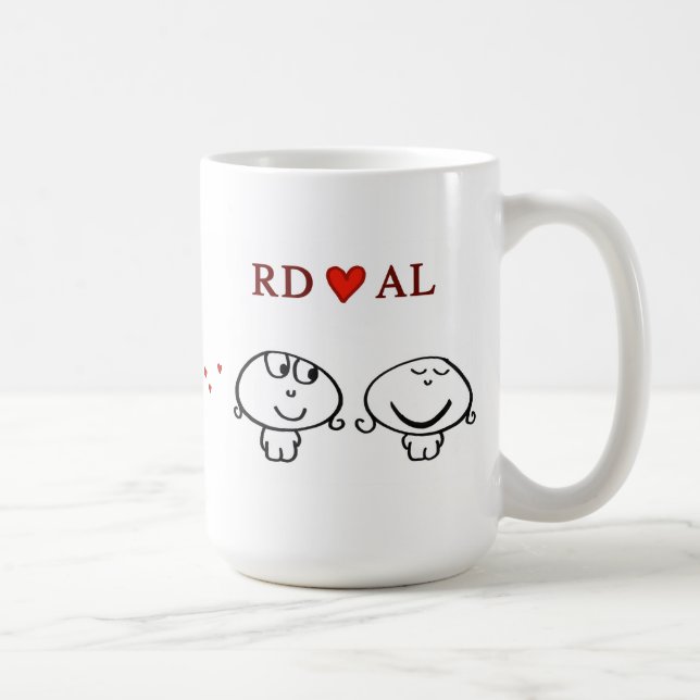 "Rd-Herz AL " Kaffeetasse (Rechts)