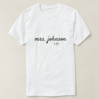 RD Personalisiert Mrs. Shirt, Future Mrs. Shirt