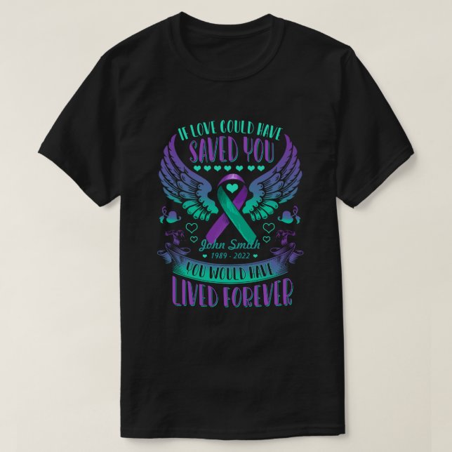 RD Personalisiert Suizidprävention Awareness Shirt (Design vorne)