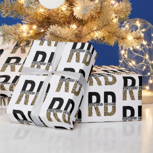 RD Registriert Dietitian Cheetah Print RD Gift Geschenkpapier