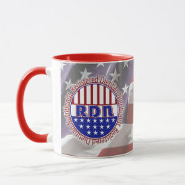 RDN Eingetragener Diätitin Nutritionist PATRIOTIC Tasse