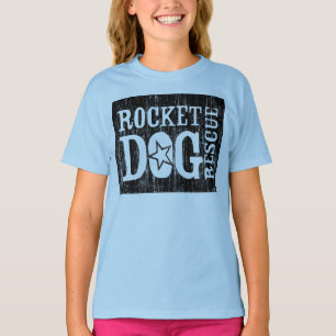 RDR Logo (Vintages Schwarzes) T-Shirt