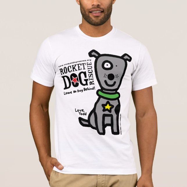 RDR - ToddParr (Lrg Hundegrau) T-Shirt (Vorderseite)
