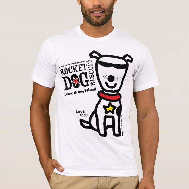 RDR - ToddParr (Lrg Hundeweiß) T-Shirt (Vorderseite)
