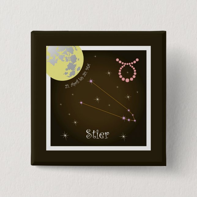 Re 21. April bis 20. Mai Buttons (Vorderseite)